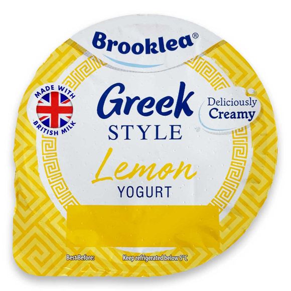 Brooklea Greek Style Lemon Yogurt 450g