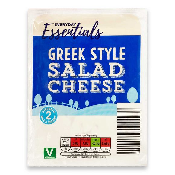 Everyday Essentials Greek Style Salad Cheese 200g