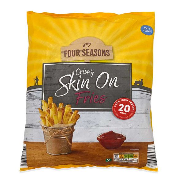 Four Seasons Skin On Fries 800g