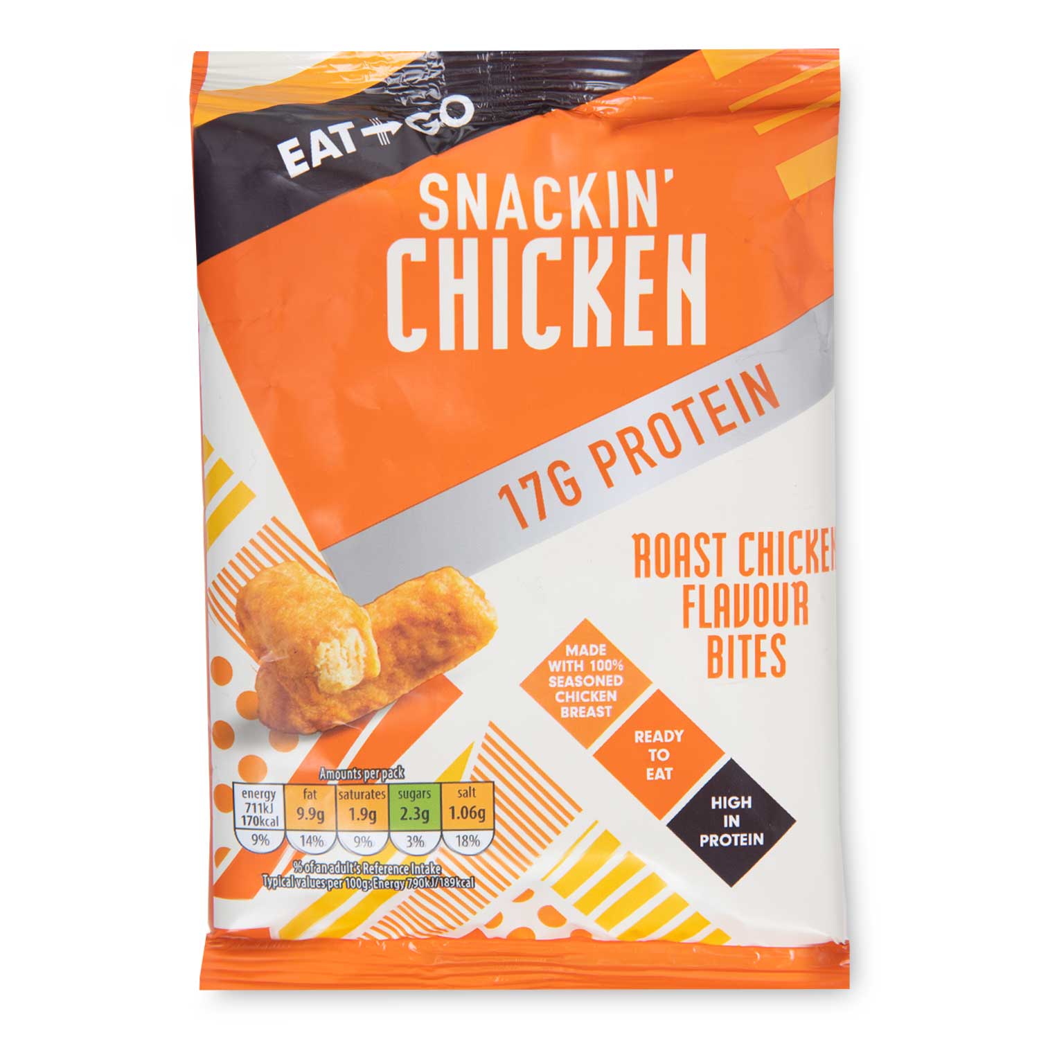 Eat & Go Ready To Eat Snackin' Roasted Chicken 90g