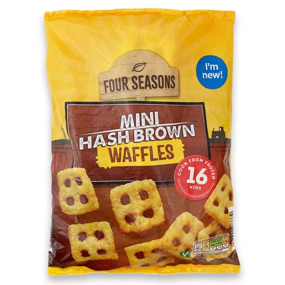 Four Seasons Mini Hash Brown Waffles 454g