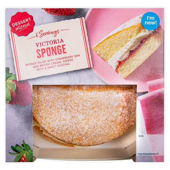 Dessert Menu Victoria Sponge 1 Pack