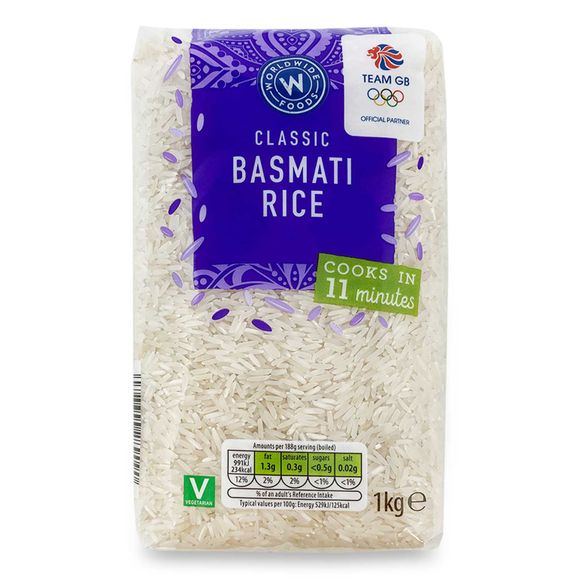 Worldwide Classic Basmati Rice 1kg