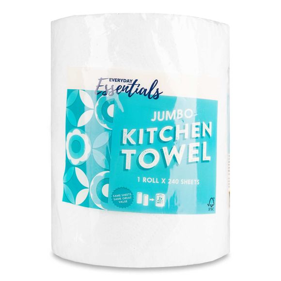 Everyday Essentials Jumbo Kitchen Towel 1 Roll