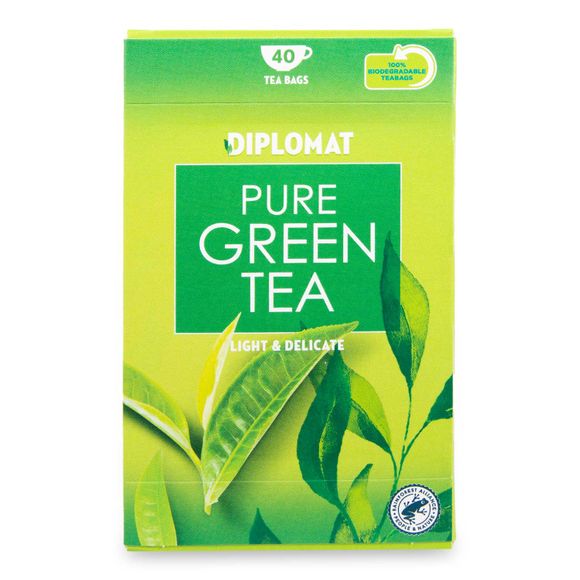 Diplomat Pure Green Tea 76g/40 Pack