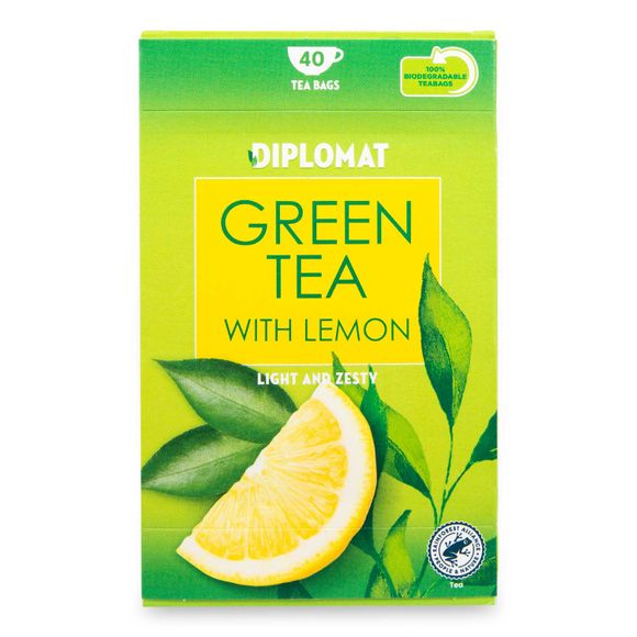 Diplomat Green Tea With Lemon 76g/40 Pack