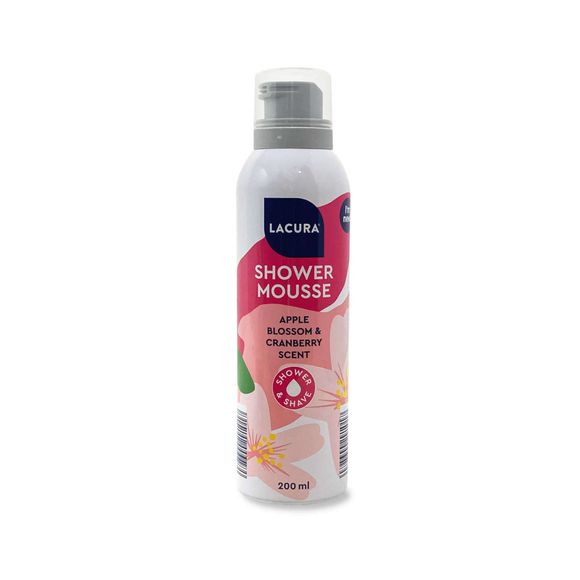 Lacura Apple Blossom And Cranberry Shower And Shave Mousse 200ml