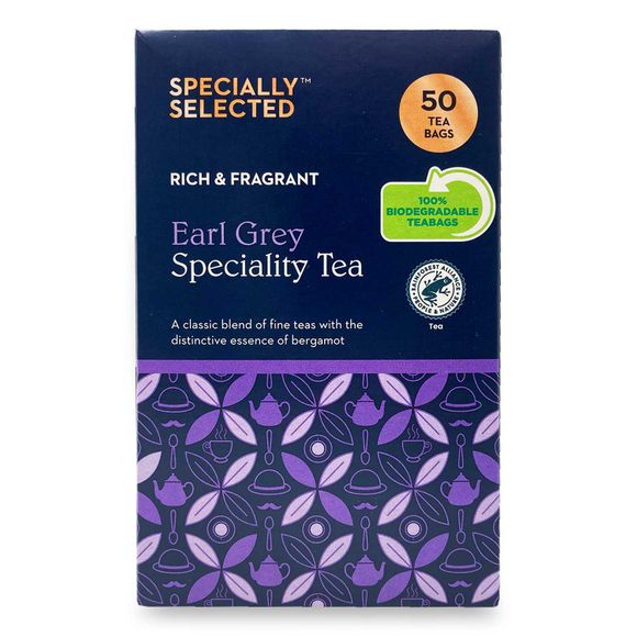 Specially Selected Rich & Fragrant Earl Grey Speciality Tea 125g/50 Pack