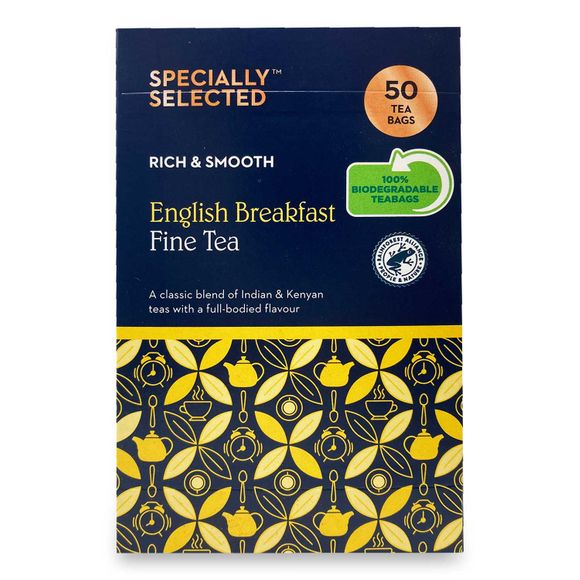 Specially Selected Rich & Smooth English Breakfast Fine Tea 125g /50 Pack