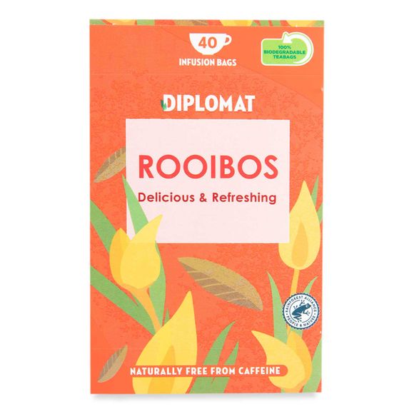 Diplomat Rooibos Infusion Bags 100g/40 Pack