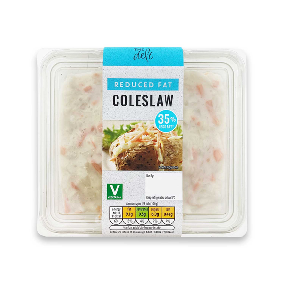 The Deli Reduced Fat Coleslaw 600g