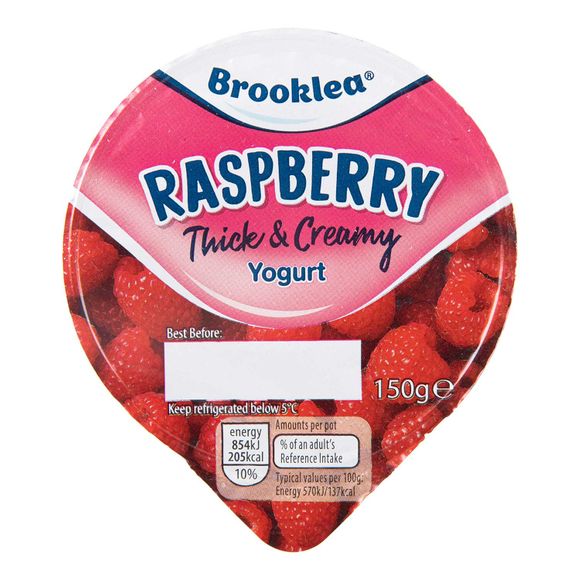 Brooklea Thick & Creamy Raspberry Yogurt 150g