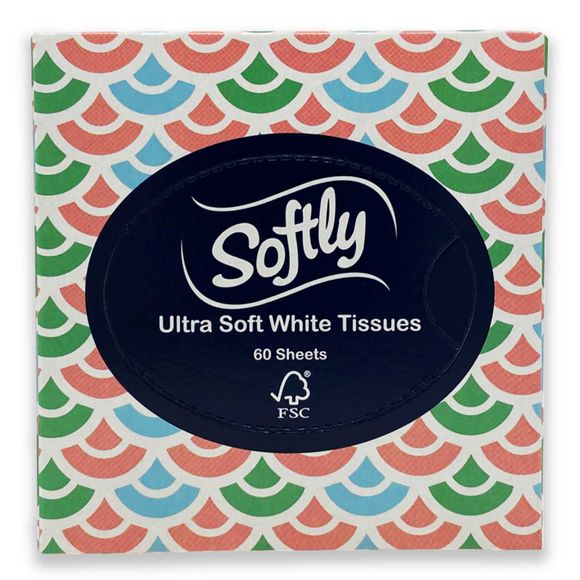 Softly Tissue Cube - Summer 60 Pack