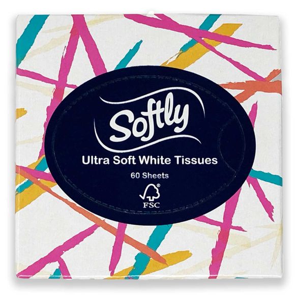 Softly Tissue Cube - Summer 60 Pack