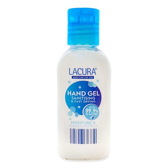 Lacura Hand Gel Sanitising & Fast Drying Moisture + 50ml