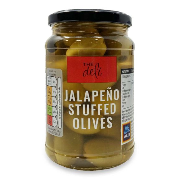 The Deli Jalapeño Stuffed Olives 350g (200g Drained)