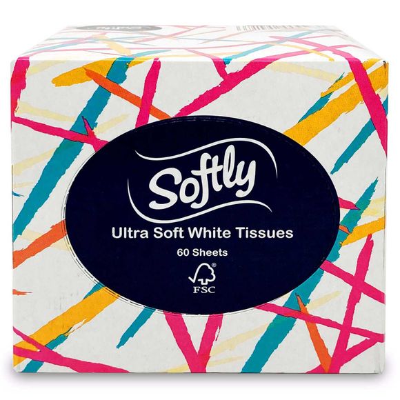 Softly Tissue Cube - Summer 60 Pack