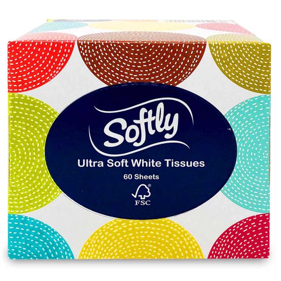 Softly Tissue Cube - Summer 60 Pack