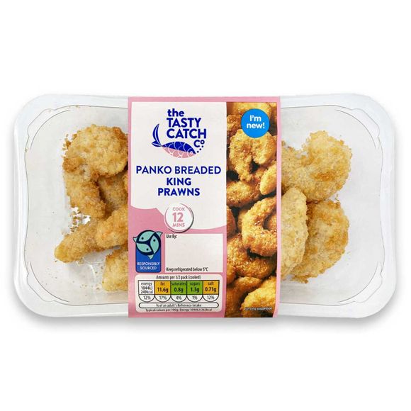 The Tasty Catch Co. Panko Breaded King Prawns 200g