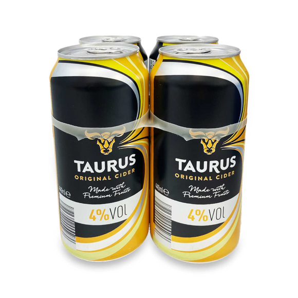 Taurus Original Cider Made With Premium Fruits 4 Pack