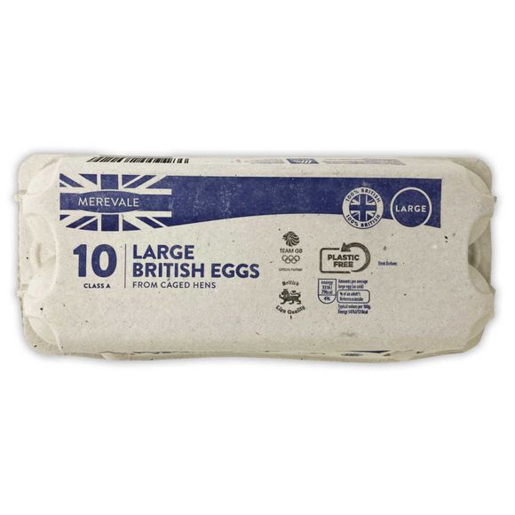 Merevale Large British Eggs 10 Pack