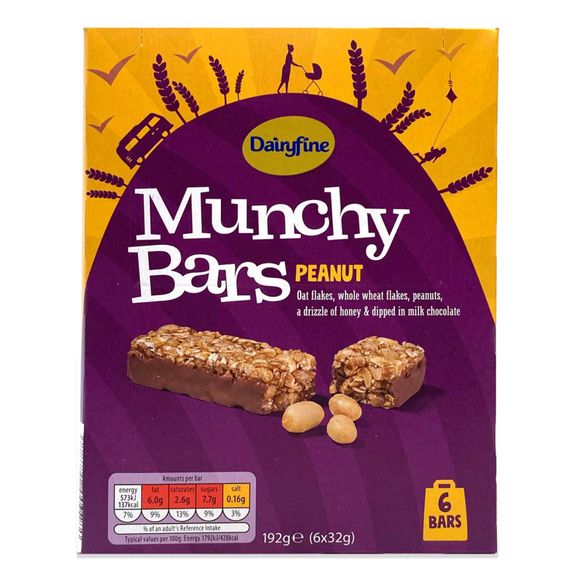 Dairy Fine Peanut Munchy Bars 5x32g