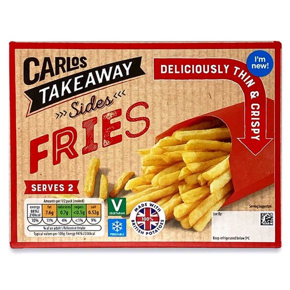 Carlos Takeaway Fries 300g