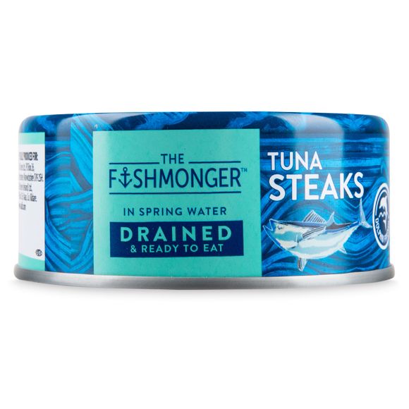 The Fishmonger Tuna Steak In Spring Water 110g