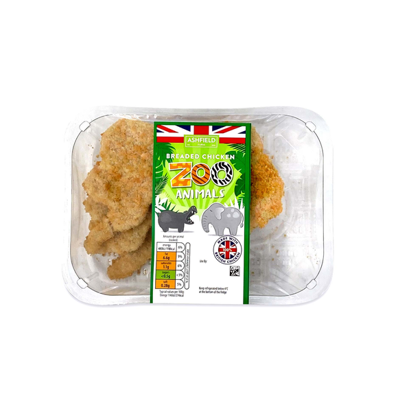 Ashfield Farm Breaded Chicken Shapes 250g / 240g