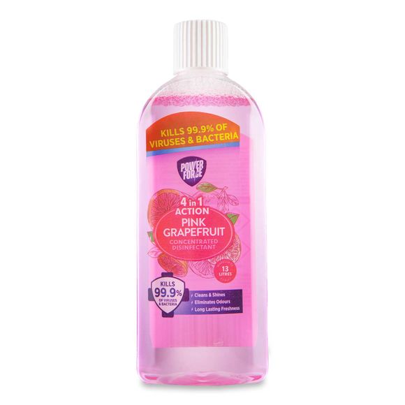 Powerforce 4 In 1 Action Concentrated Disinfectant Pink Grapefruit 250ml