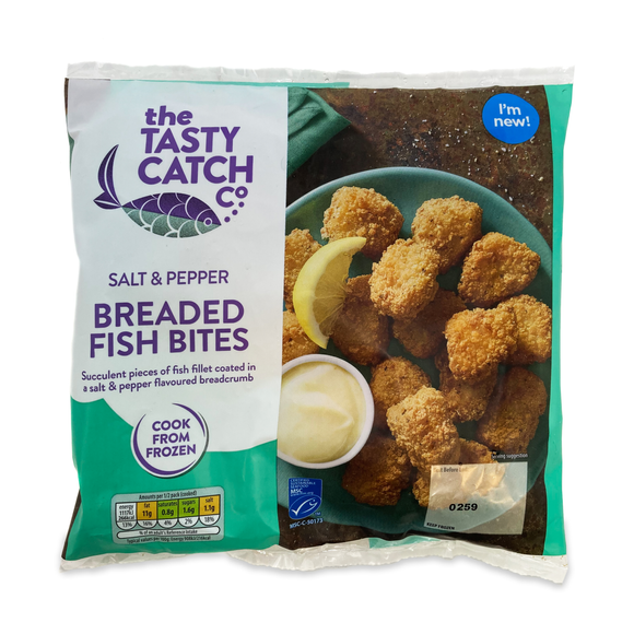 The Tasty Catch Co. Salt & Pepper Breaded Fish Bites 250g