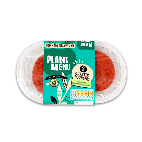 Plant Menu Quarter Pounders 227g