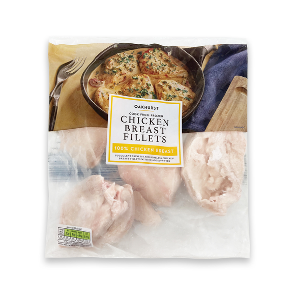 Oakhurst Cook From Frozen Chicken Breast Fillets 1kg