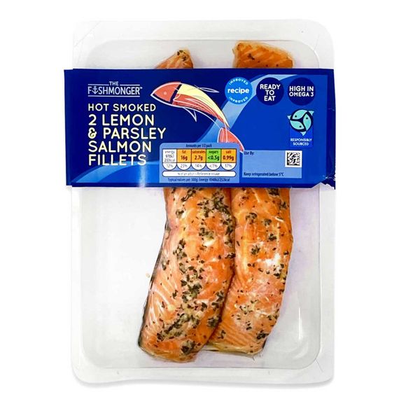 The Fishmonger 2 Lemon & Parsley Salmon Fillets 185g