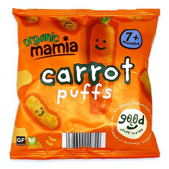 Mamia Organic Carrot Puffs 20g