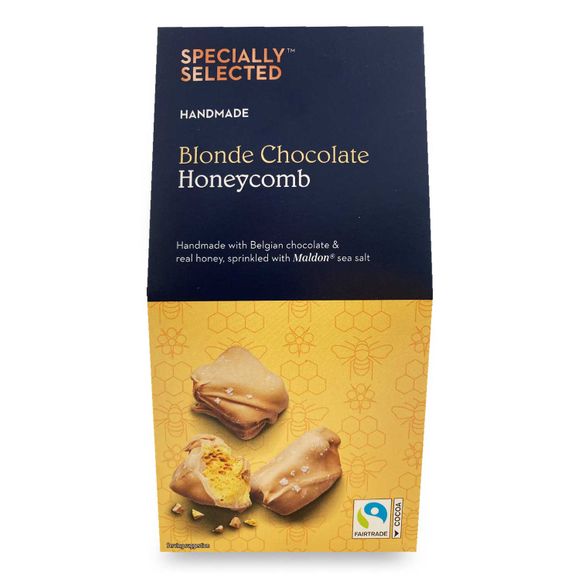 Specially Selected Handmade Blonde Chocolate Honeycomb 100g