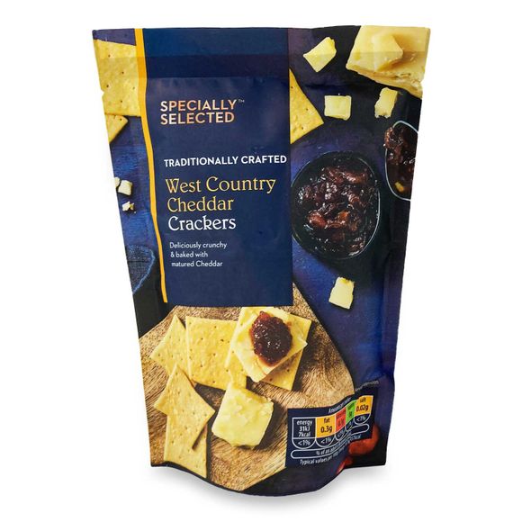 Specially Selected Somerset Cheddar Crackers 45g