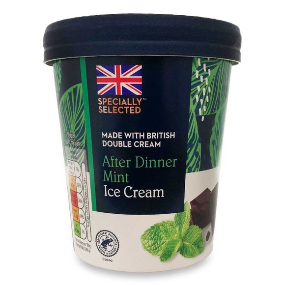 Specially Selected Deliciously Creamy After Dinner Mint Ice Cream 500ml