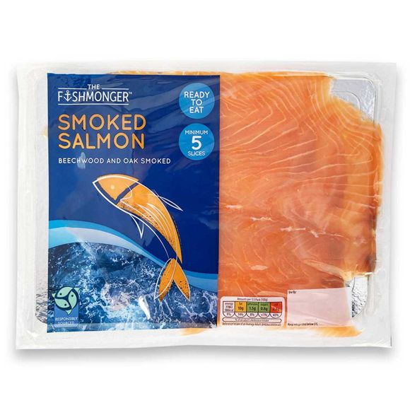 The Fishmonger Smoked Salmon Slices 200g