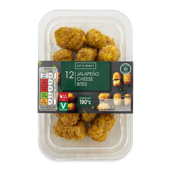 Let's Party 12 Jalapeno Cheese Bites 144g