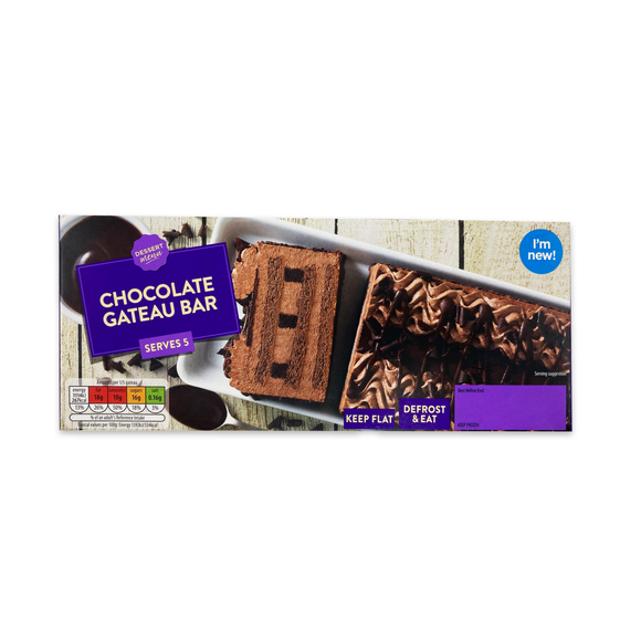 Dessert Menu Chocolate Gateau Bar 400g