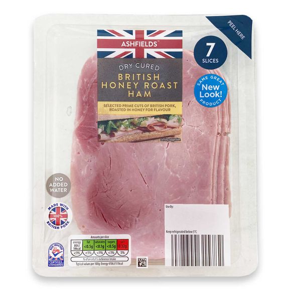 Ashfields Dry Cured Honey Roast Ham 120g