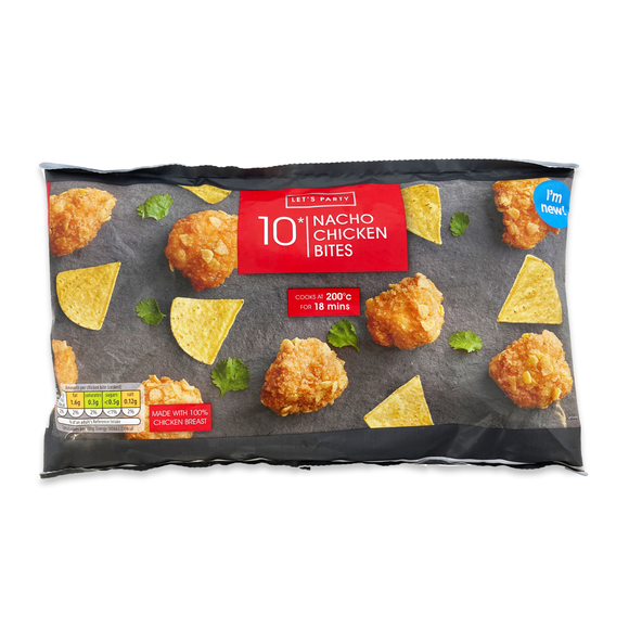 Let's Party 10 Nacho Chicken Bites 200g