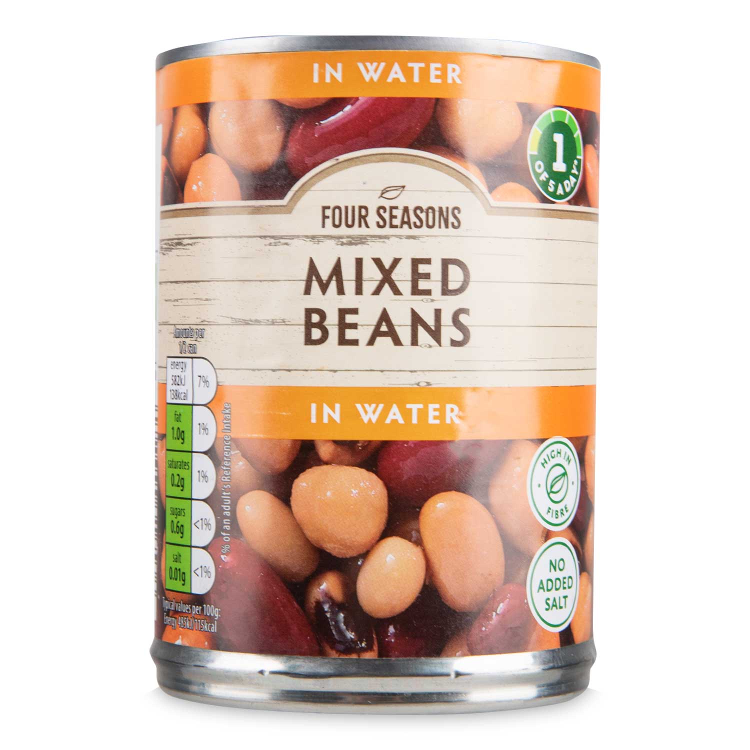 Four Seasons Mixed Beans In Water 400g (240g Drained)