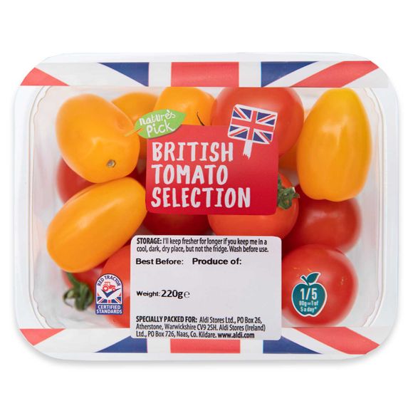 Nature's Pick British Tomato Pack 220g