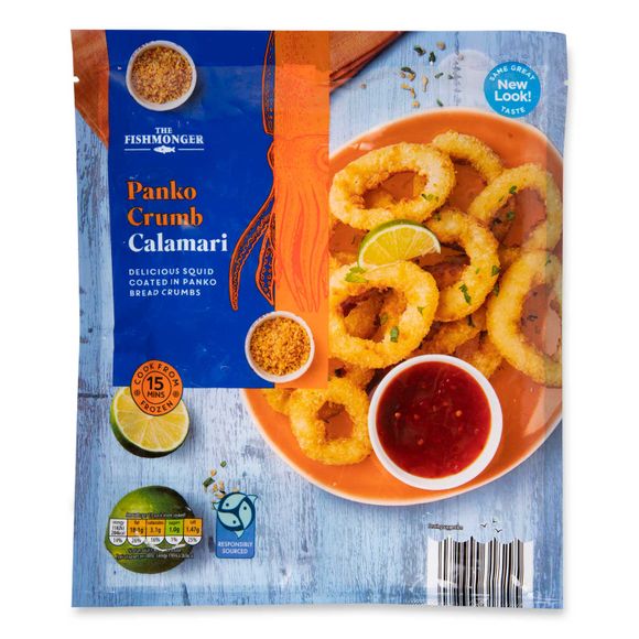 The Fishmonger Panko Crumb Calamari 250g