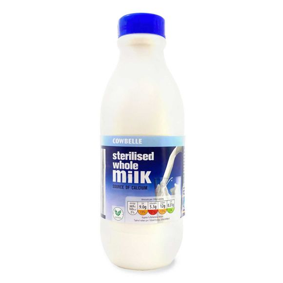 Cowbelle Sterilised Whole Milk 1l