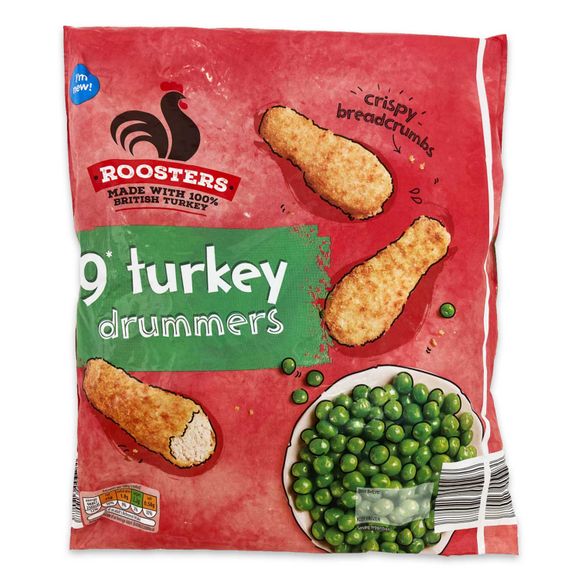 Roosters Turkey Drummers 450g/9 Pack