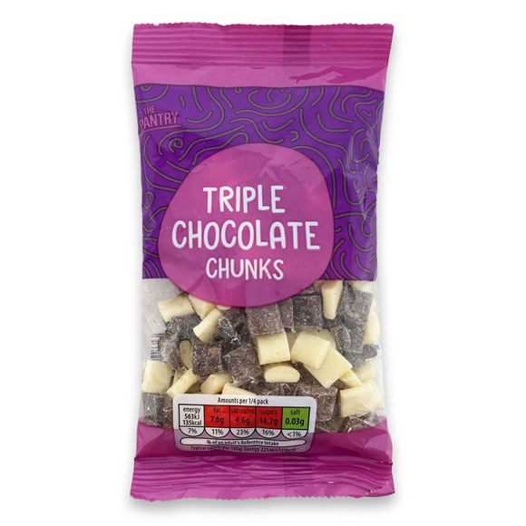 The Pantry Triple Chocolate Chunks 100g