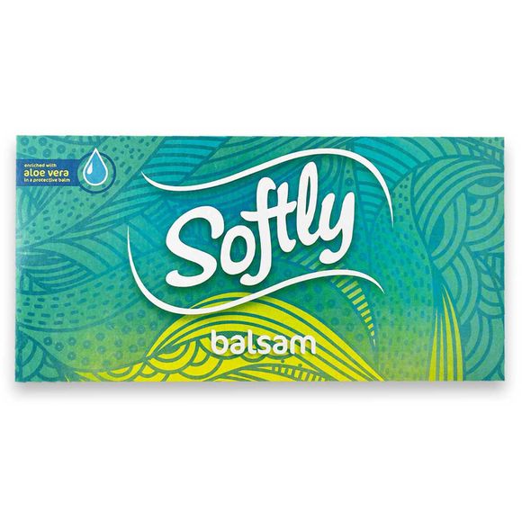 Softly Balmsam Regular Tissues 80 Sheets 1 Pack